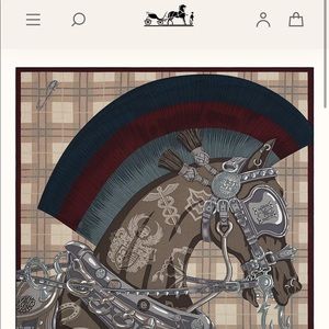 Hermes cheval punk scarf